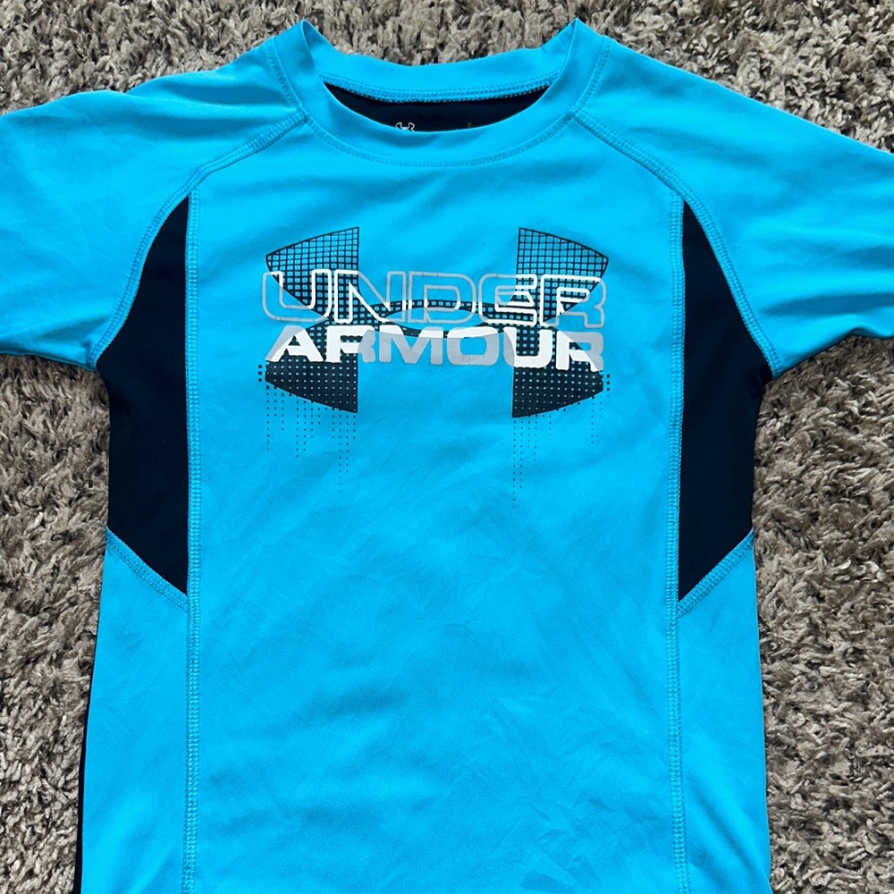 Under Armour Teal and Navy Performance Tee